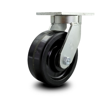 Service Caster 8 Inch Extra Heavy Duty Phenolic Wheel Swivel Top Plate Caster SCC-KP92S830-PHR